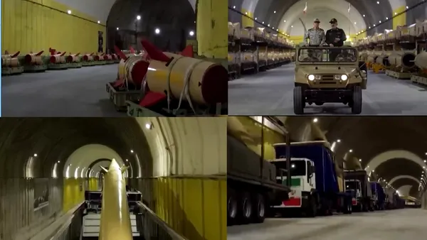 Imagini cu „orașul rachetelor”. Iranul susține că are sute de baze subterane și suficientă muniție pentru al Treilea Război Mondial