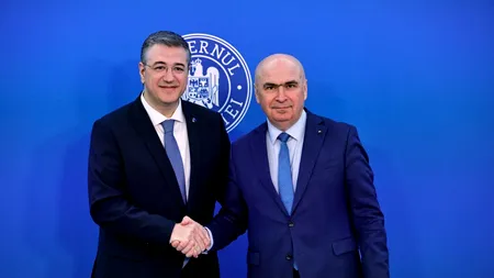 Ilie Bolojan, întâlnire „constructivă” cu Apostolos Tzitzikostas, comisar european pentru Transporturi, la Palatul Victoria. Ce au discutat cei doi