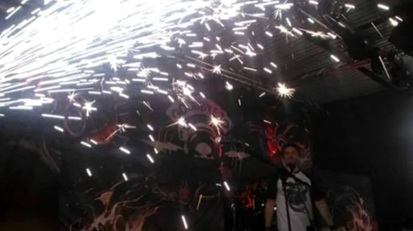 Artificiile folosite la concertul Goodbye to Gravity din Colectiv, INTERZISE în spații închise