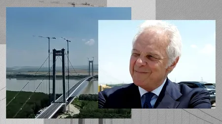 VIDEO | Pietro Salini, director executiv Webuild: „Construirea podului suspendat de la Brăila este o realizare imensă a noastră și a României”