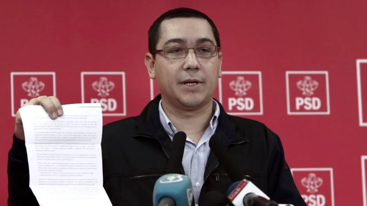 Ponta a prezentat cele 15 