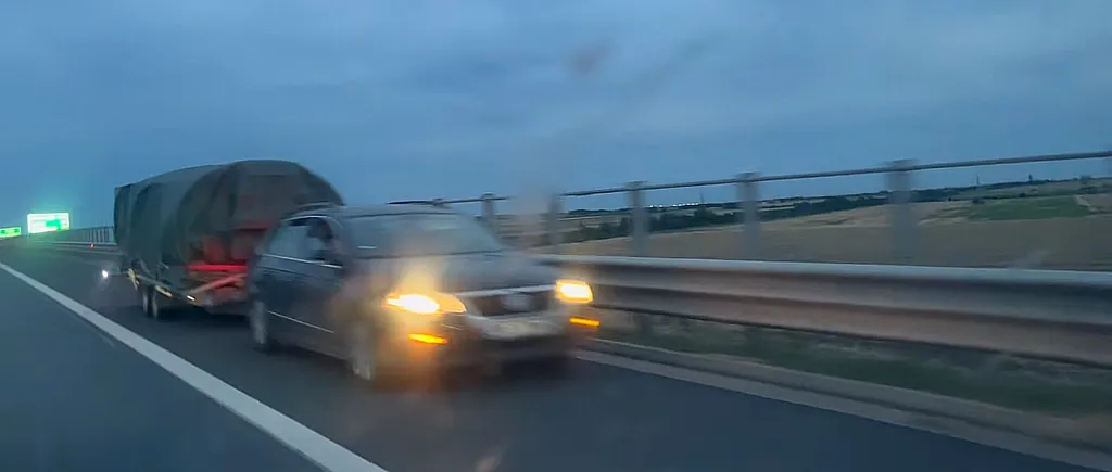 VIDEO | Cum a fost surprins un șofer pe CONTRASENS pe autostradă: „Toată lumea merge greșit, numai tu mergi bine?”