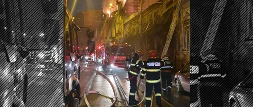 Incendiu puternic în București. O casă monument istoric arde violent | VIDEO