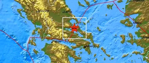 Un cutremur de 4,9 grade a avut loc în centrul Greciei