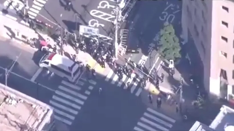 VIDEO | TOKYO. A intrat cu mașina în bariera de lângă Ambasada Israelului!