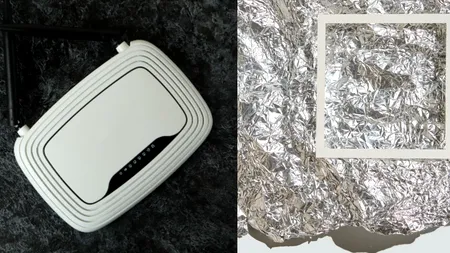De ce este recomandat să pui folie de aluminiu sub routerul WiFi