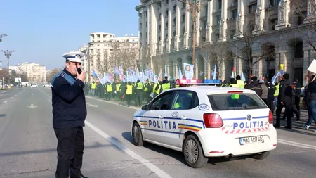 Proteste ale sindicatelor din Poliţie şi sistemul penitenciar, în faţa sediului Ministerului Finanţelor. Care sunt nemulțumirile lor