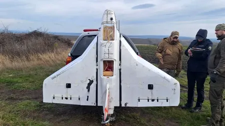 Dronă căzută pe o casă din Republica Moldova. Era fără încărcătură explozivă