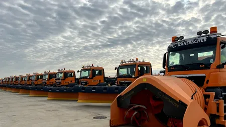 Cum se pregătesc de iarnă aeroporturile din București. „Zăpadă”, „Snow” și „Fulg”, au ieșit la „încălzire”