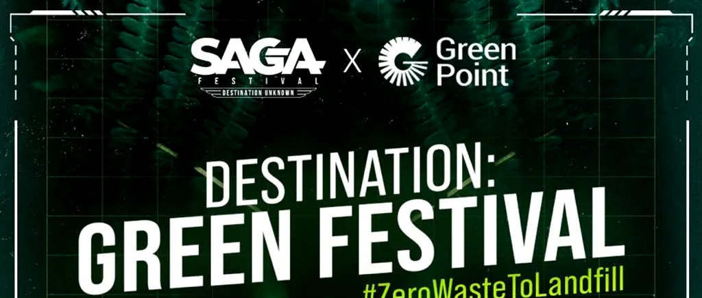 SAGA Festival devine primul festival #zerowastetolandfill din România cu sprijinul Green Corporation