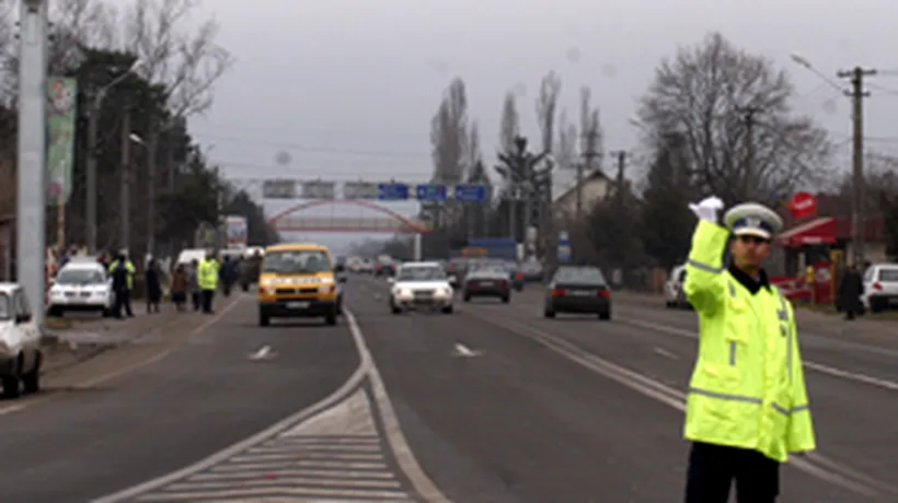 În atenția șoferilor: Circulație rutieră închisă temporar pe pasajul DN 14A peste Autostrada A3