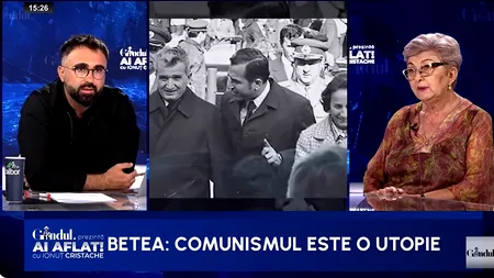 Lavinia Betea: Deja de prin anii ‘70, în România începuse „să scârțâie CĂRUȚA”; proiectele economice grandioase nu existau