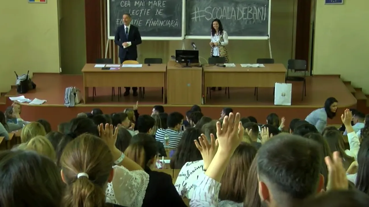 Cea mai mare lecție de EDUCAȚIE FINANCIARĂ din lume. România, un nou record de Guiness Book