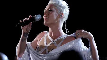Pink a pozat topless pentru Bryan Adams. FOTO
