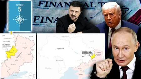 SUA condiționează garanțiile de securitate pentru Ucraina, de tip Articolul 5, de cedarea teritoriilor către Rusia, dezvăluie FT