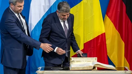 Cadoul culinar inedit marca „La Cocoșatu” adus de Marcel Ciolacu omologului său bavarez Markus Soder: Nu se mai apropie vampirii de noi