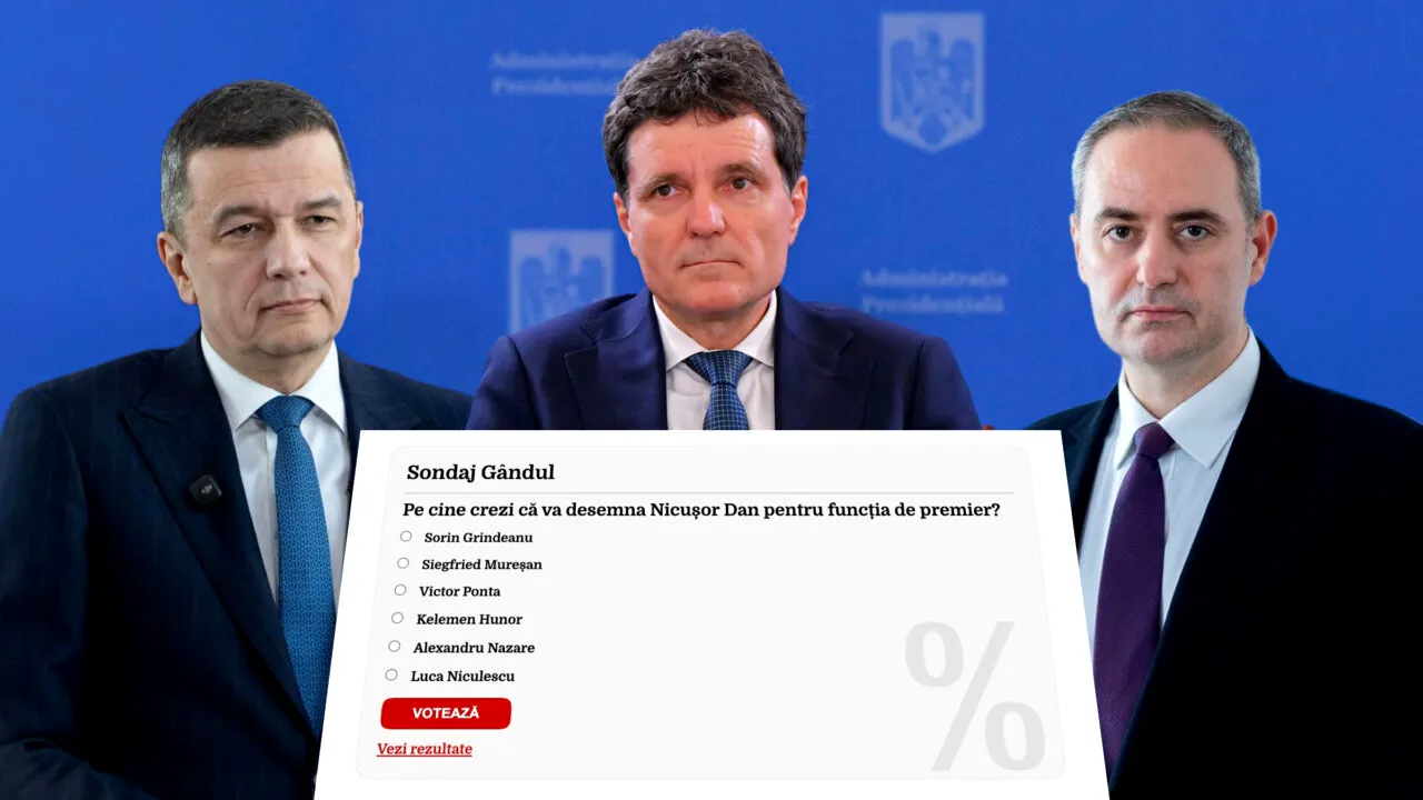 Sondaj Gândul. Ziarul a întrebat cititorii: „Pe cine crezi că va desemna Nicușor Dan pentru funcția de premier?” Luptă strânsă între Sorin Grindeanu și Alexandru Nazare