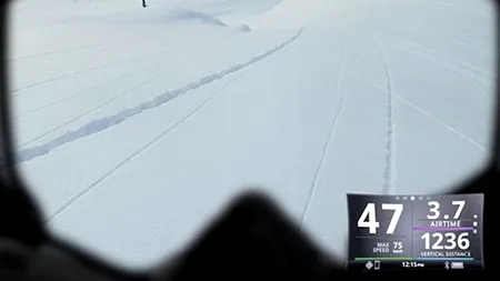 Ochelarii de schi pe care îți poți citi e-mail-urile. VIDEO