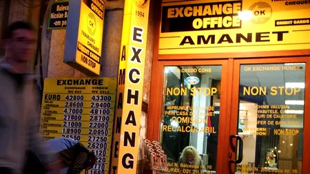 Cursul BNR a urcat cu 1,16 bani, la 4,4466 lei/euro