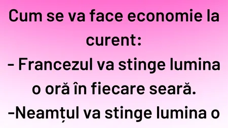 BANCUL ZILEI | Cum se face economie la curent