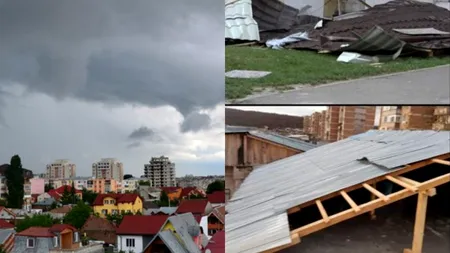 ALERTĂ METEO: Codul roșu de vijelii, extins până la ora 21.00. Cod portocaliu în mai multe județe din țară