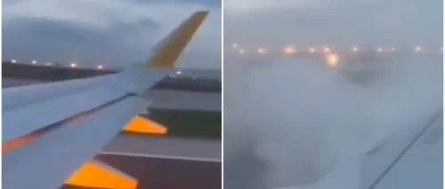 Clipe de GROAZĂ într-un avion care decolat din Barcelona. Motorul aeronavei a luat FOC