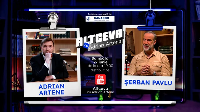 Actorul Șerban Pavlu a acceptat la „Altceva cu Adrian Artene” că s-a gândit să renunțe: „Mi-am dorit să nu fiu actorul unui singur personaj”