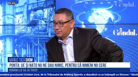 VIDEO | Victor Ponta: „Avem o problemă cu liderii noștri. UE și NATO nu ne dau nimic, pentru că nimeni nu le cere”