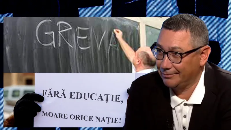Victor Ponta: „În Educație este un DEZASTRU. Profesorii sunt îndreptățiți să facă grevă”