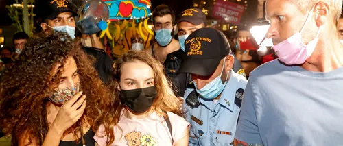 Protest de amploare în Israel față de noile restricții anti-COVID anunțate de Guvern. Zeci de oameni au fost arestați la Tel Aviv