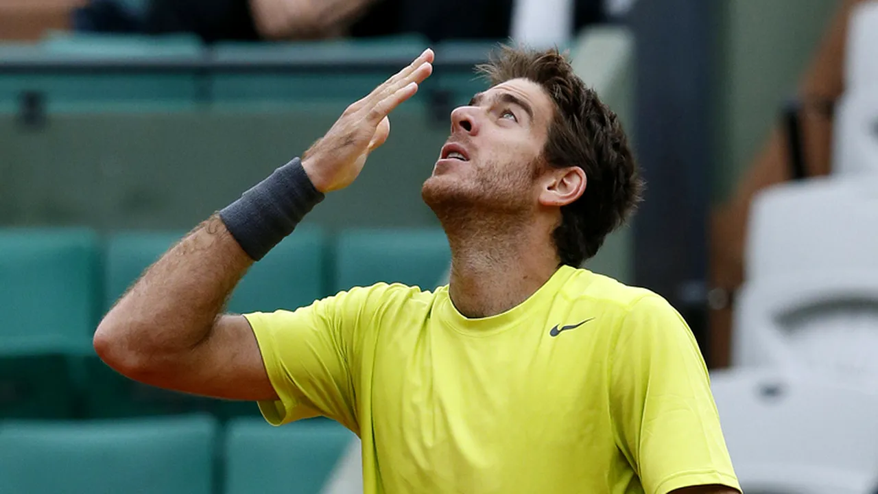 ROLAND GARROS. Del Potro s-a calificat în sferturi