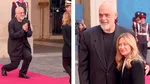 Gest neobișnuit, repetat de Edi Rama în fața lui Meloni. Ce înseamnă „îngenuncherea”