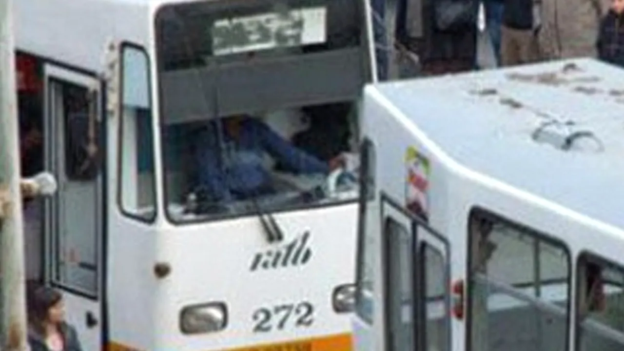 Tramvaiele deviate în urma accidentului de pe Șoseaua Progresul au revenit pe traseul lor inițial