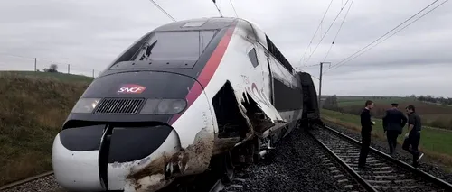 UN TREN TGV A DERAIAT lângă Strasbourg. Peste 20 de pasageri au fost răniţi, iar mecanicul este în stare gravă