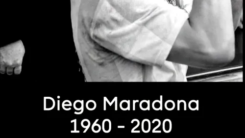 Trei zile de doliu național în Argentina, după moartea lui Diego Maradona