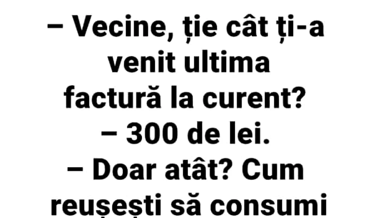 Bancul zilei | 