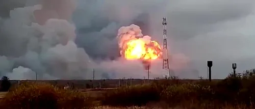 VIDEO. Explozie la un depozit de muniție din Rusia. Mai multe localităţi au fost evacuate
