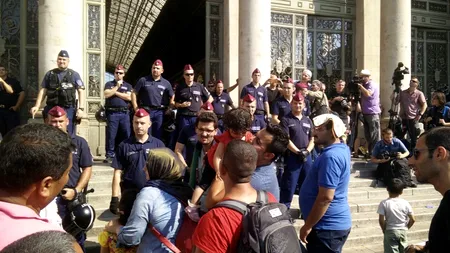 Haos în principala gară din Budapesta, pe fondul crizei refugiaților din Europa