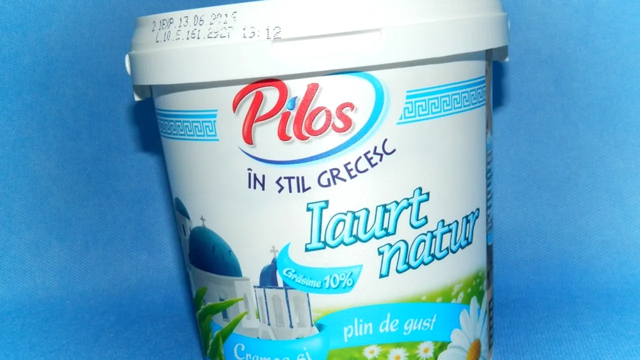 Alertă ANSVSA: iaurtul Pilos poate conține bucăți de plastic!