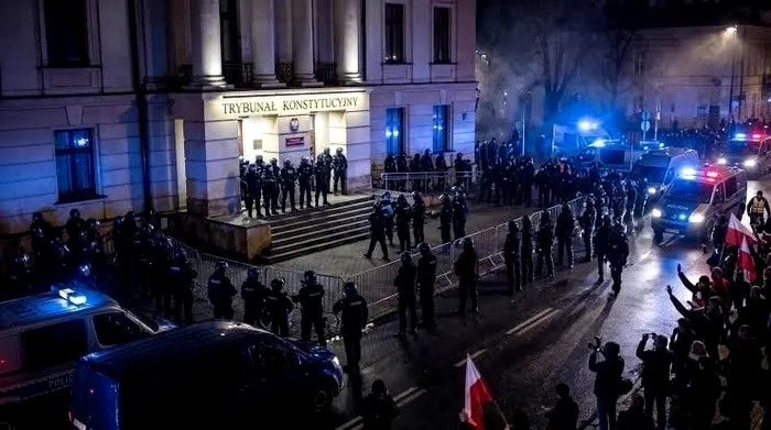 Proteste în Polonia - Foto: X/@aleksthgrt