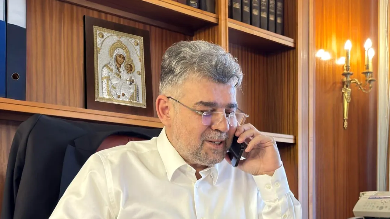 Marcel Ciolacu, DISCUȚIE telefonică: 