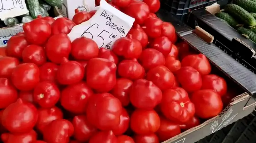 Localitatea din România în care 1 kilogram de roșii se vinde cu doar 70 de bani. În piețe, s-au dat de 100 de ori mai SCUMP!