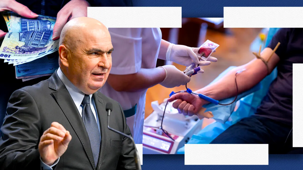 Bolojan taie și de la donatorii de sânge. De anul acesta nu mai beneficiază de reduceri la impozite