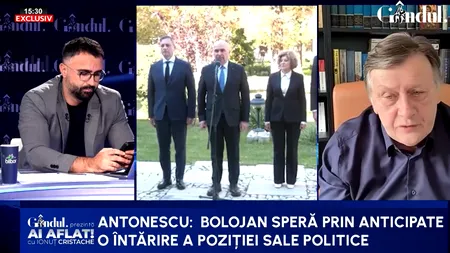 Crin Antonescu devoalează planul lui Bolojan: Vrea anticipate ca să mai curețe din puciști/Să facă el listele PNL, să își întărească poziția