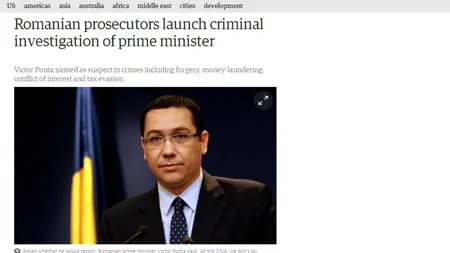 Ce spune presa internațională despre urmărirea penală a lui Victor Ponta pentru spălare de bani și evaziune fiscală