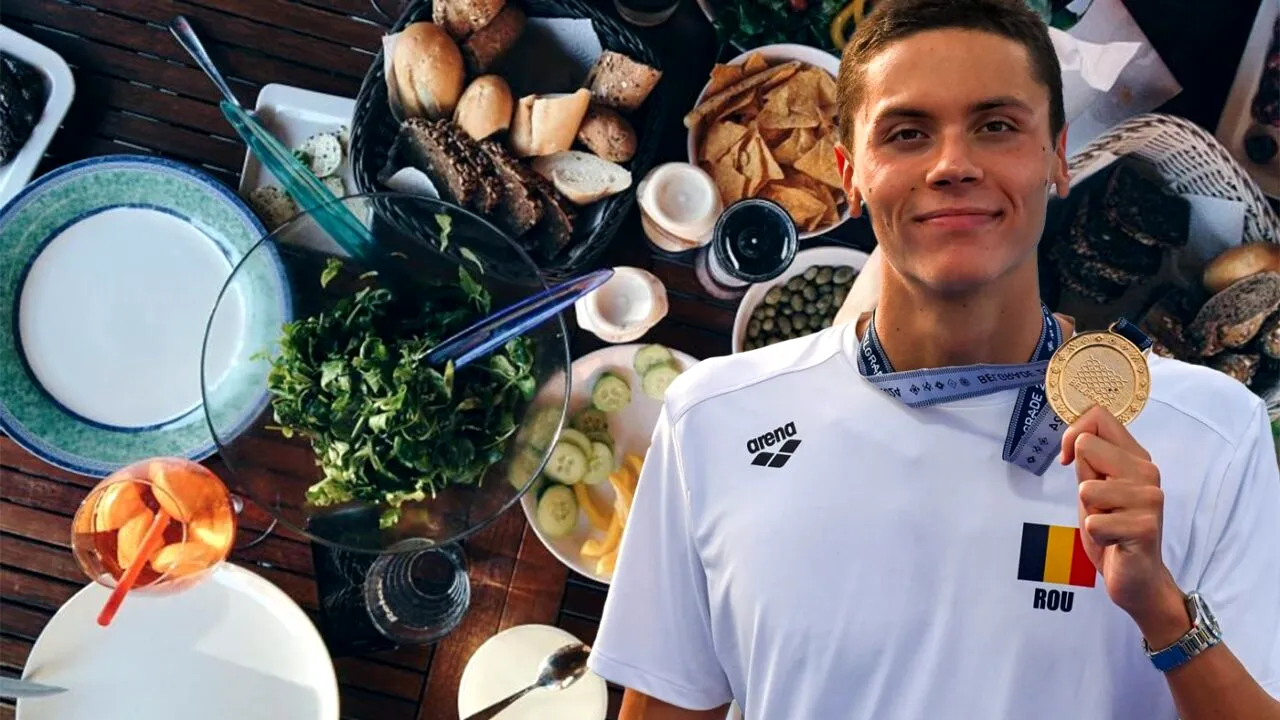 ALIMENTUL pe care David Popovici îl mănâncă în fiecare zi. Se găsește în toate supermarketurile din România