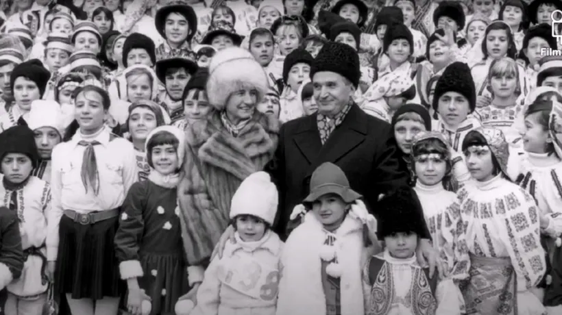 Un copil i-ar fi purtat „GHINION” lui Ceaușescu. Băiețelul a personificat Anul Nou 1989