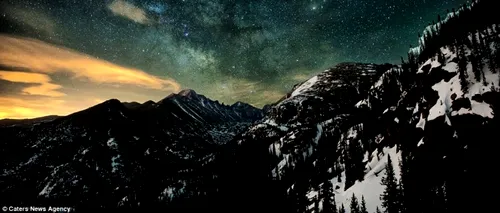 Imagini spectaculoase din Colorado, surprinse pe timpul nopții 
