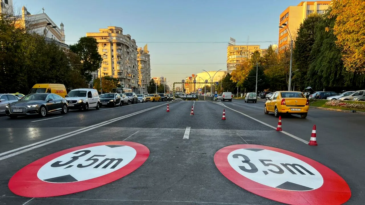 Dacă și acum mai intră șoferii în porțile de la Pasajul Unirii, ar fi culmea! Ce marcaje s-au pus pe jos