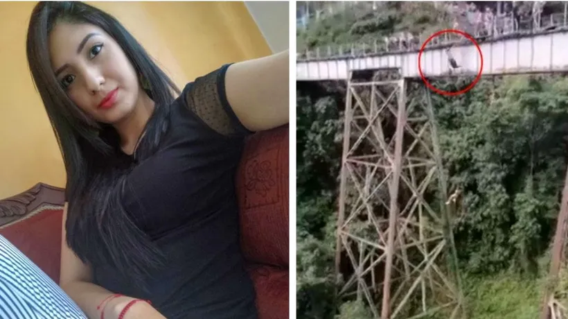 VIDEO| O avocată de 25 de ani a murit după o cădere în gol la bungee jumping. Tânăra a sărit înainte să fie legată de vreun cablu
